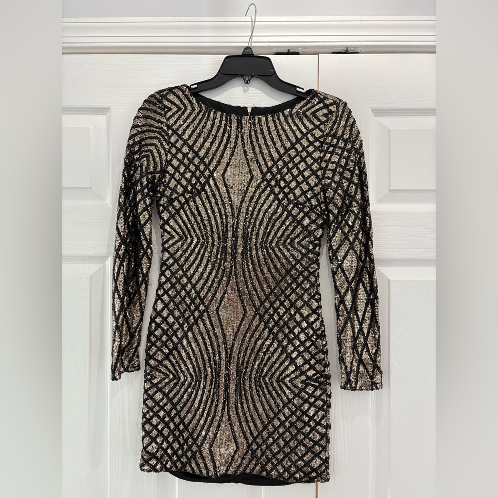 Sequin dress midi